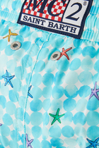Sea Star Print Swim Shorts